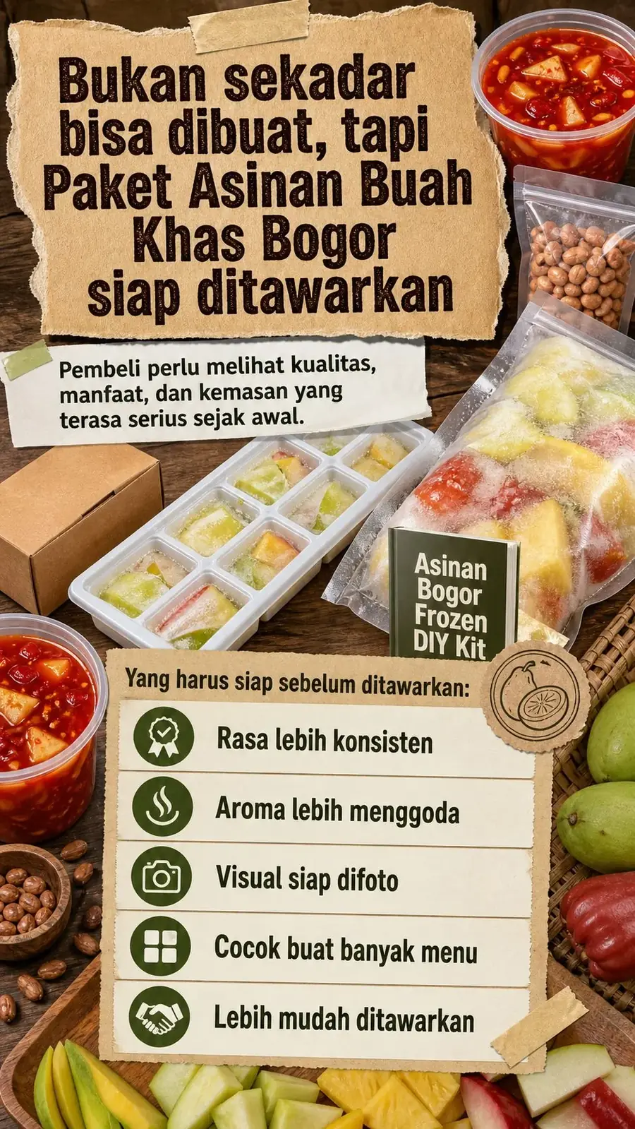 Asinan Bogor Frozen Diy Kit section 5