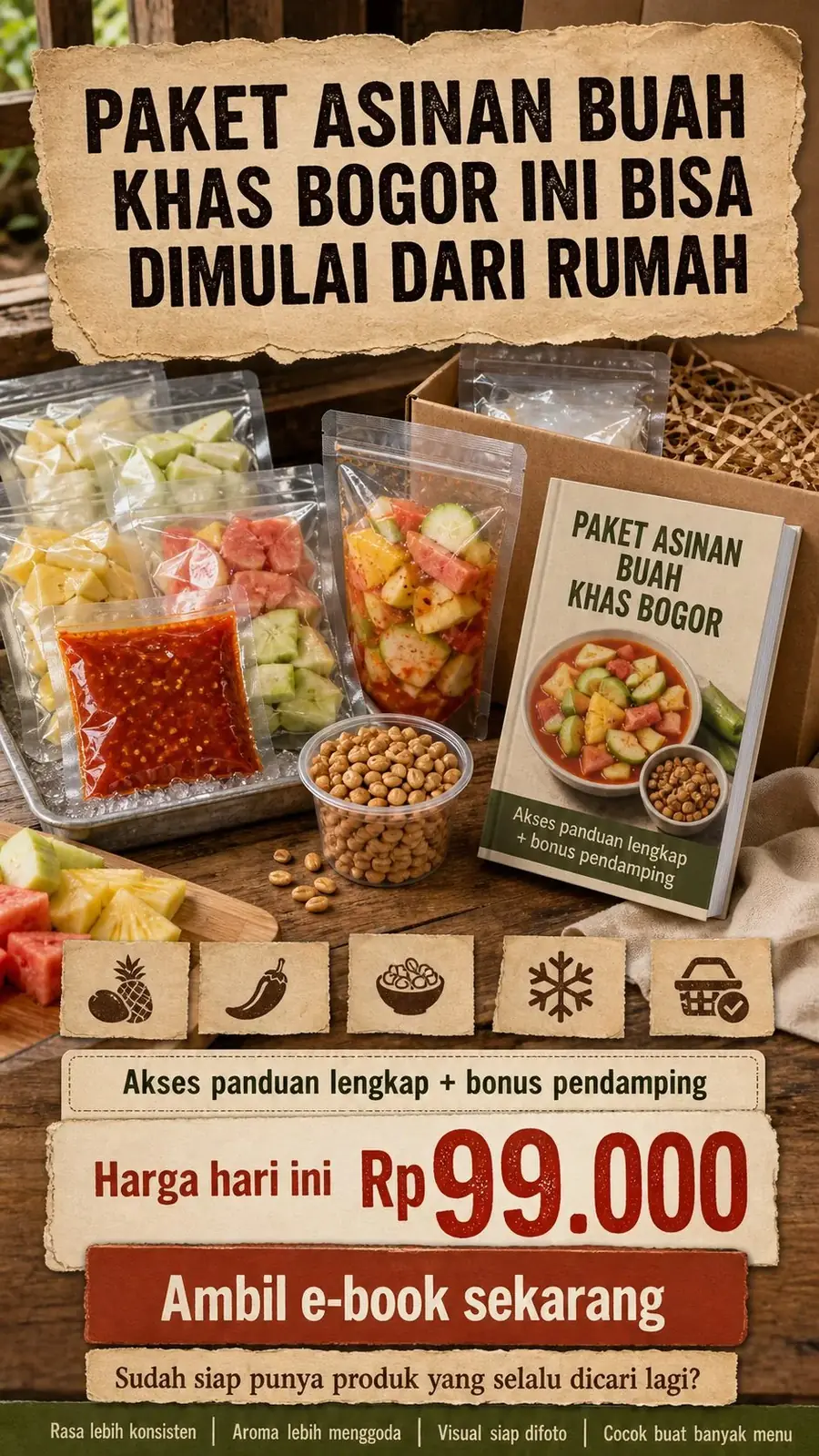 Asinan Bogor Frozen Diy Kit section 8