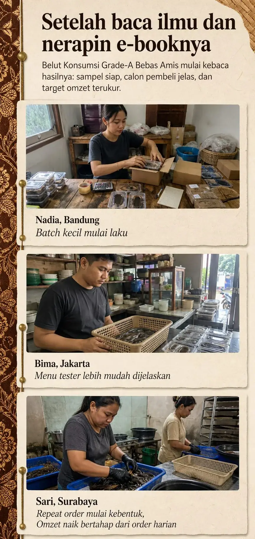 Bisnis Belut Bersih Tanpa Lumpur section 7