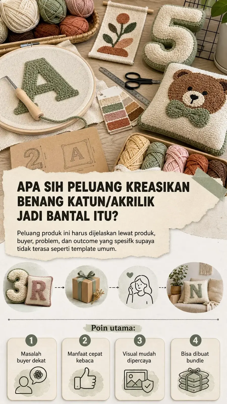 Bisnis Punch Needle Custom section 2