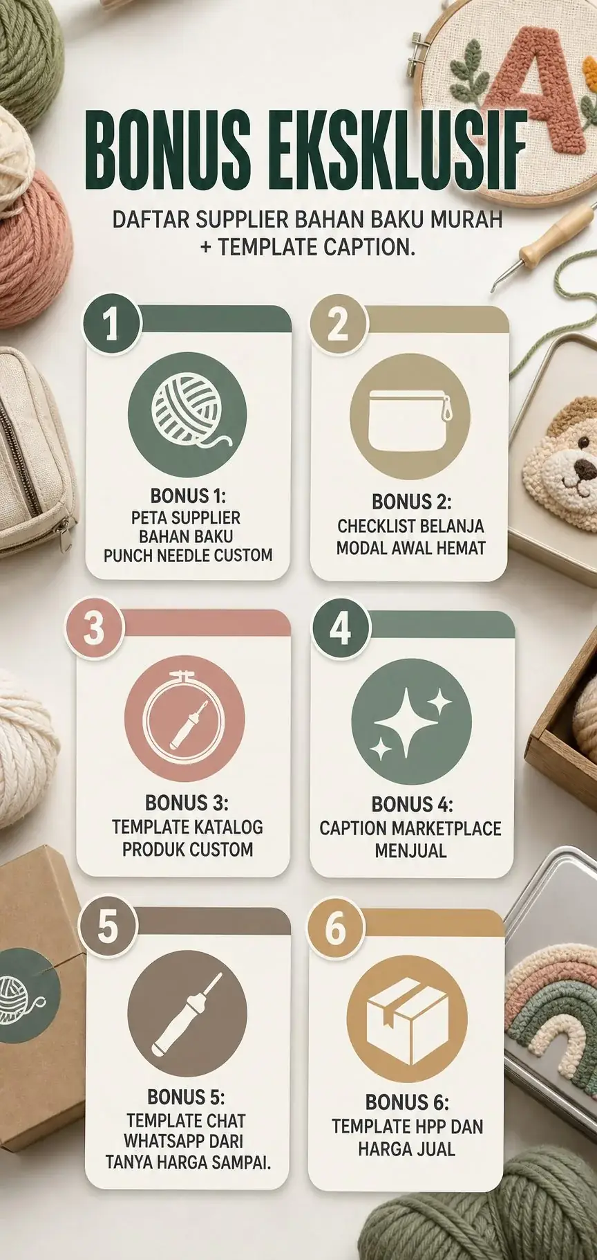 Bisnis Punch Needle Custom section 6
