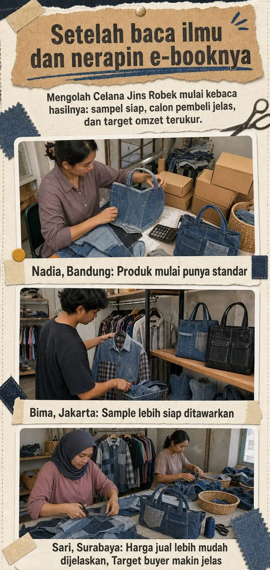 Bisnis Rework Denim & Kemeja section 7