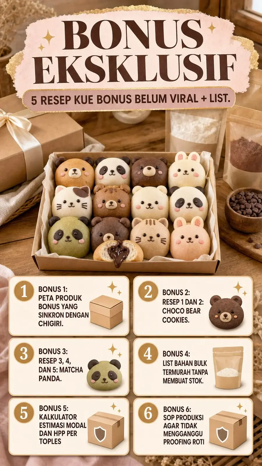 Bisnis Roti Karakter Chigiri Bread section 6