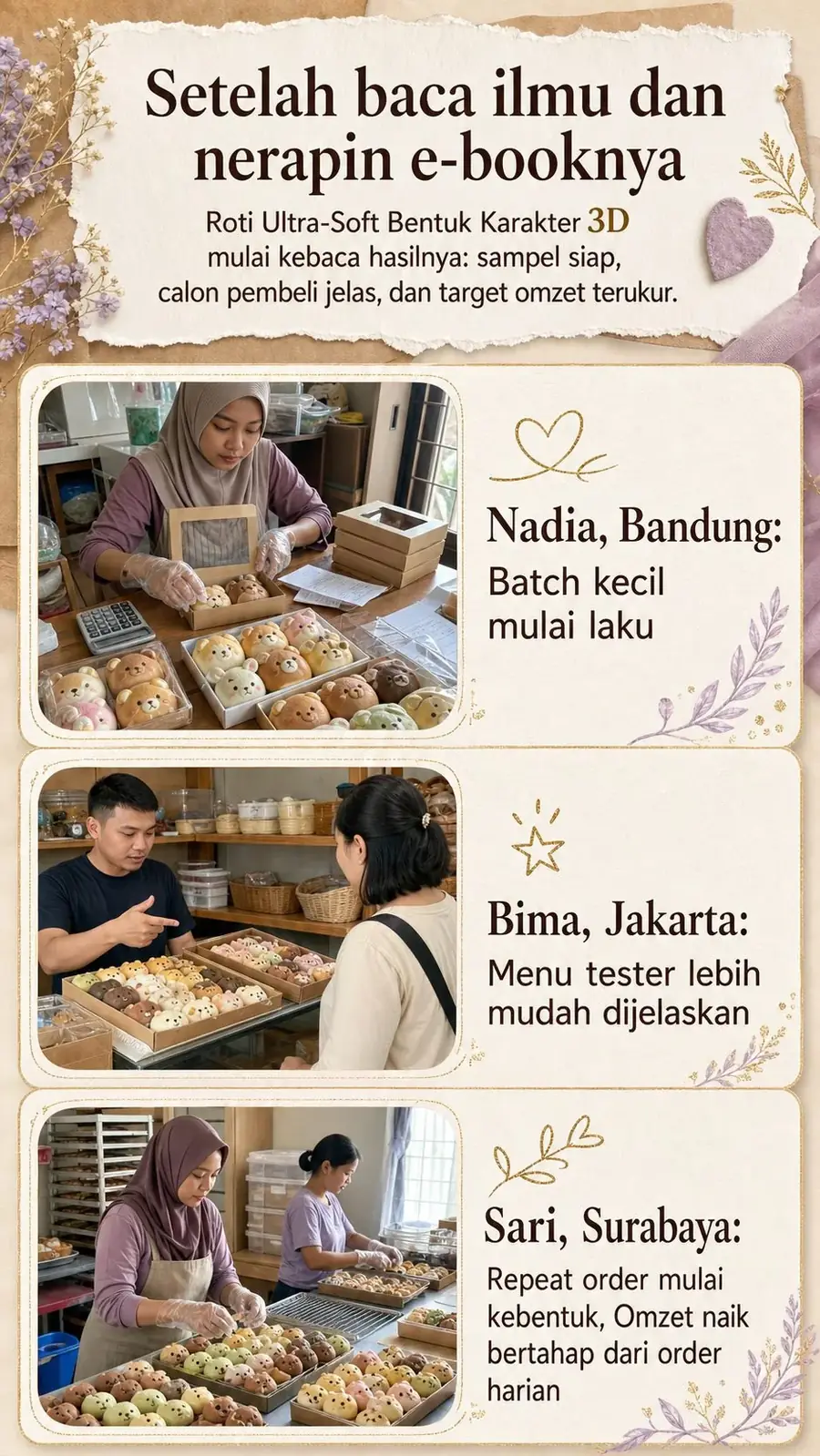 Bisnis Roti Karakter Chigiri Bread section 7