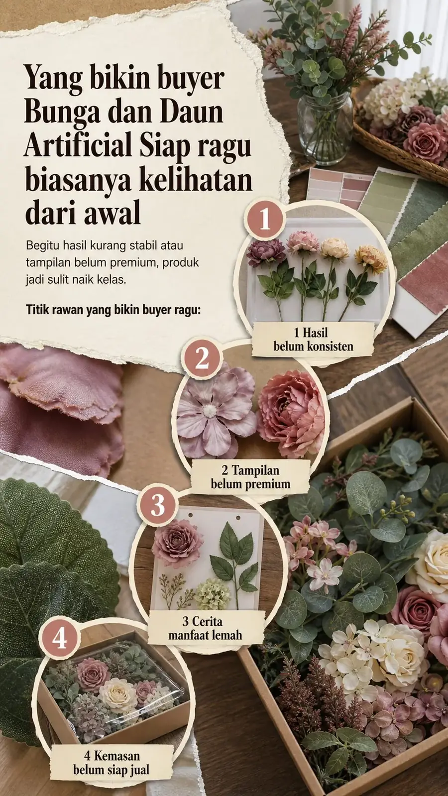 Bisnis Supplier Grosir Bunga Palsu Premium section 4
