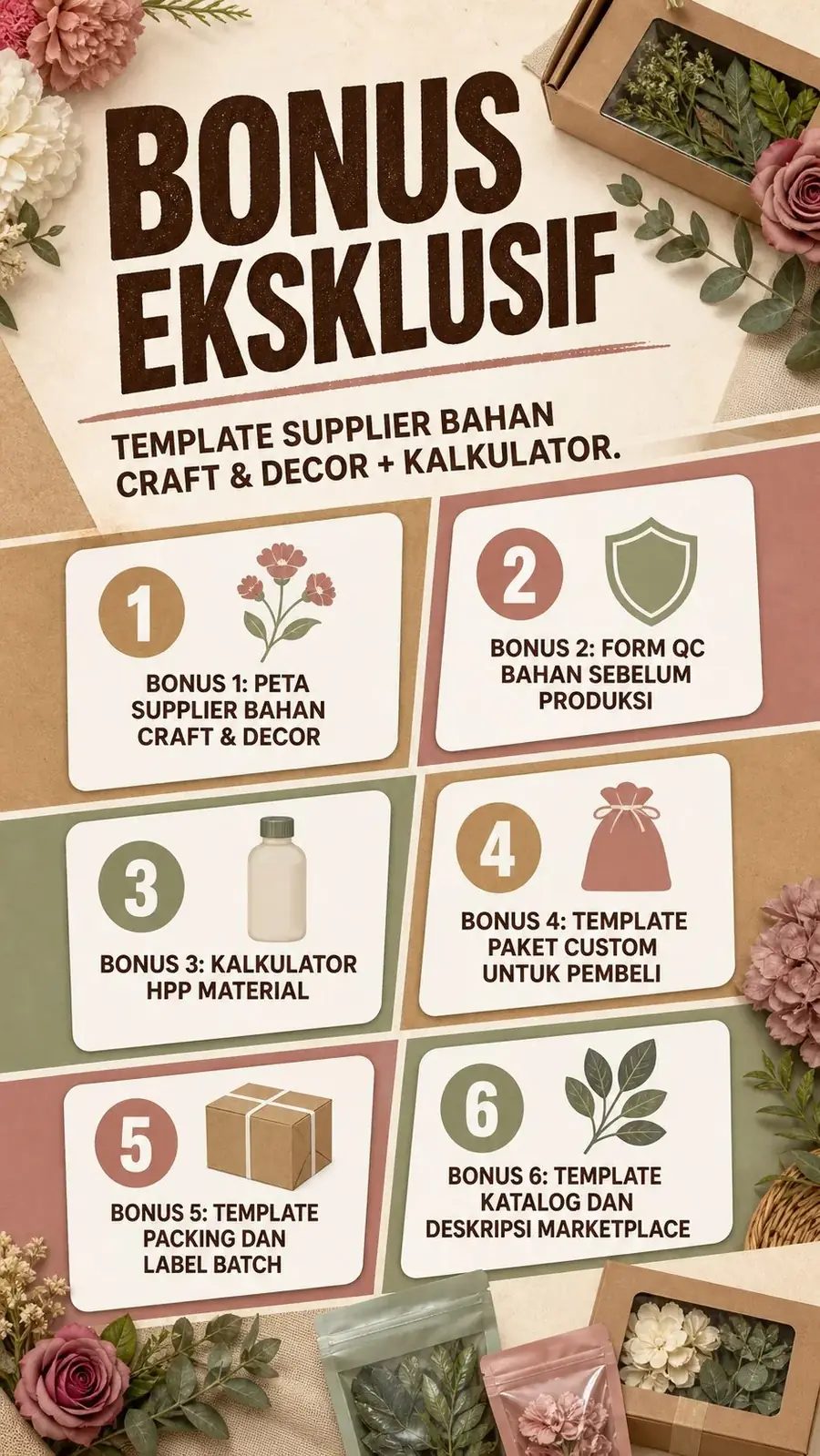 Bisnis Supplier Grosir Bunga Palsu Premium section 6