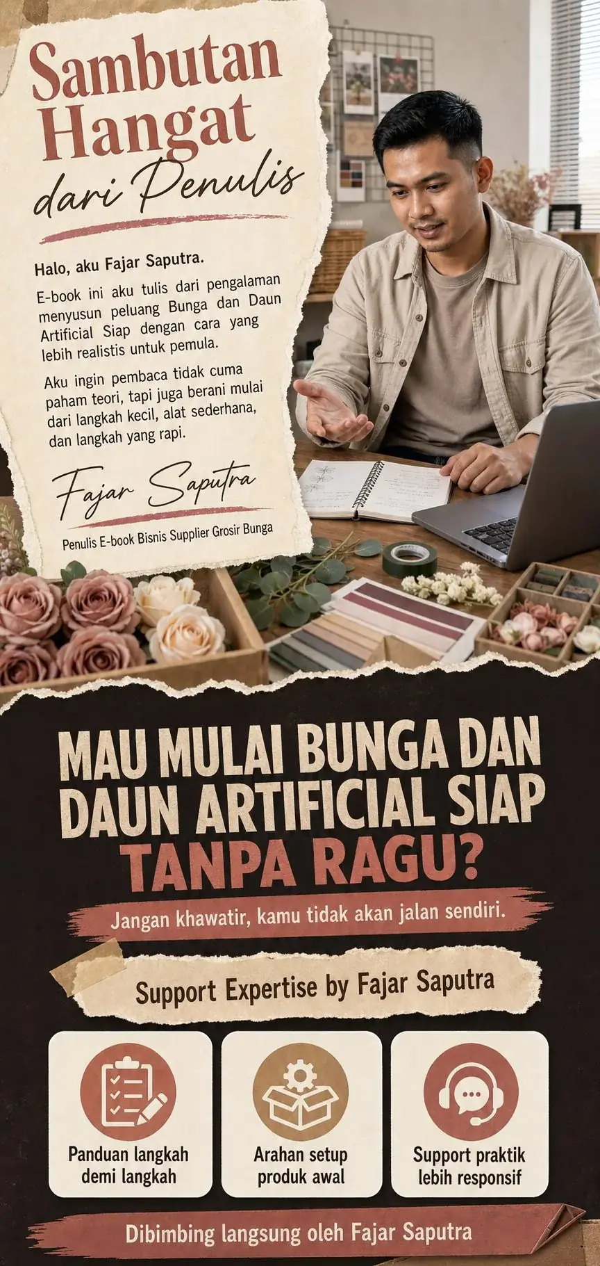 Bisnis Supplier Grosir Bunga Palsu Premium section 9