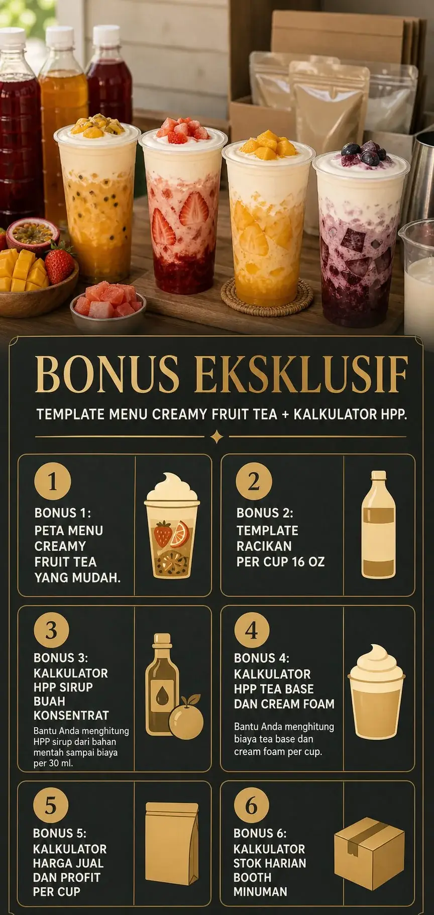 Creamy Fruit Tea section 6