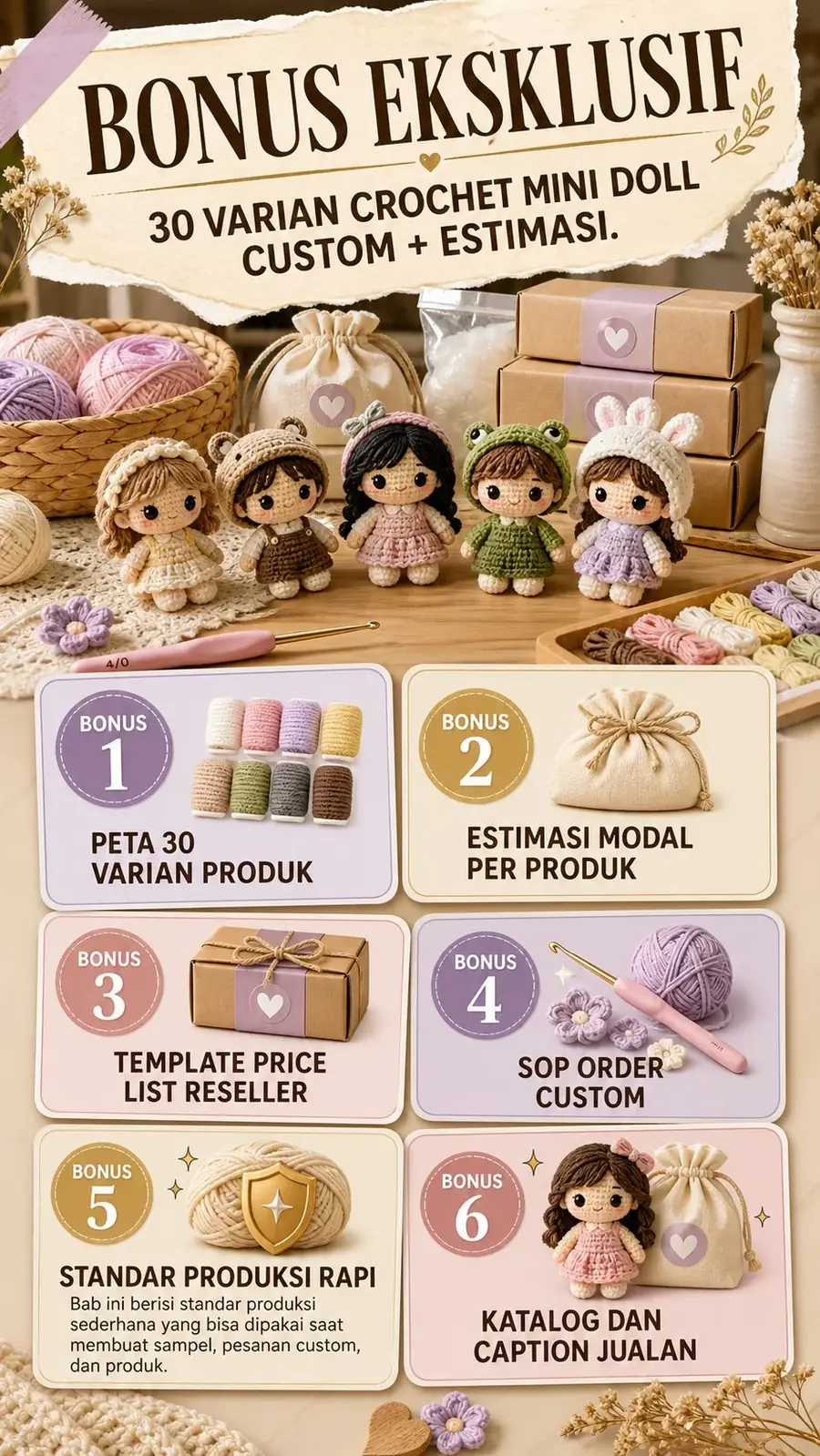 Crochet Mini Doll Custom section 6