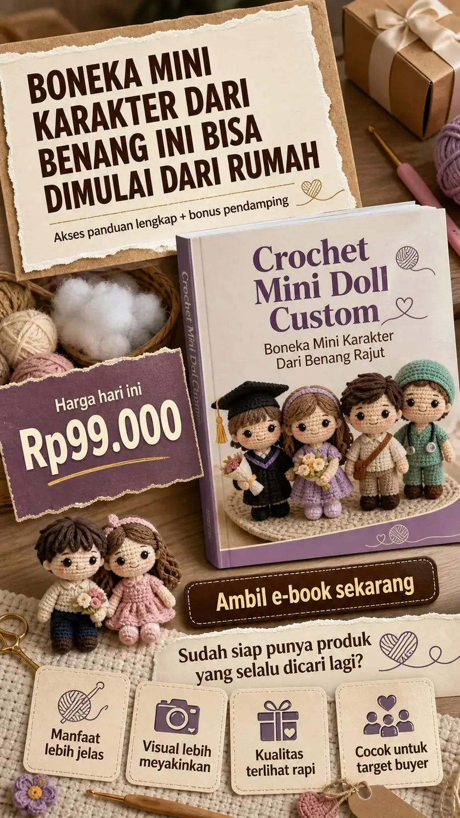 Crochet Mini Doll Custom section 8