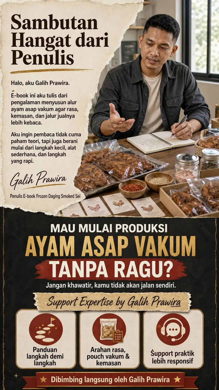 Frozen Daging Smoked Sei Ayam Pouch section 9