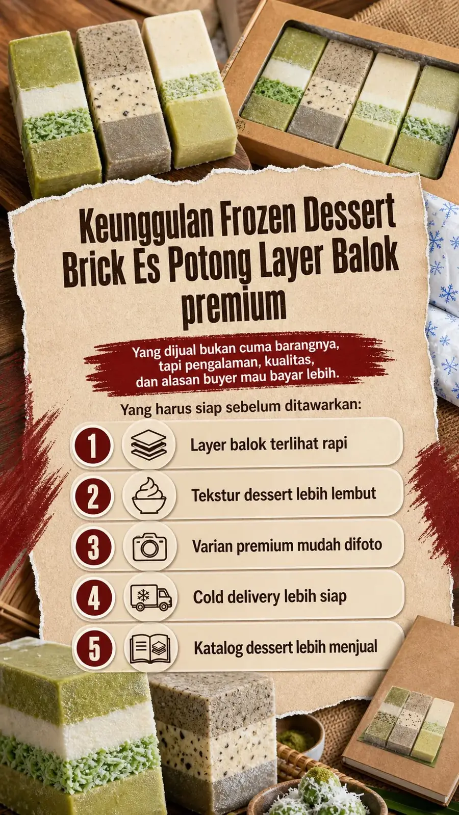 Frozen Dessert Brick section 5