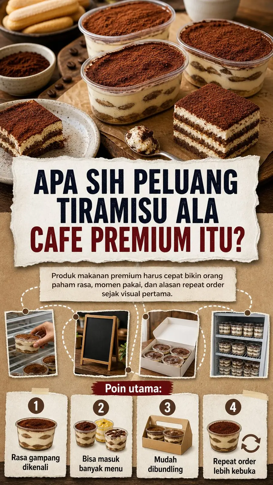 Frozen Tiramisu Tanpa Oven section 2