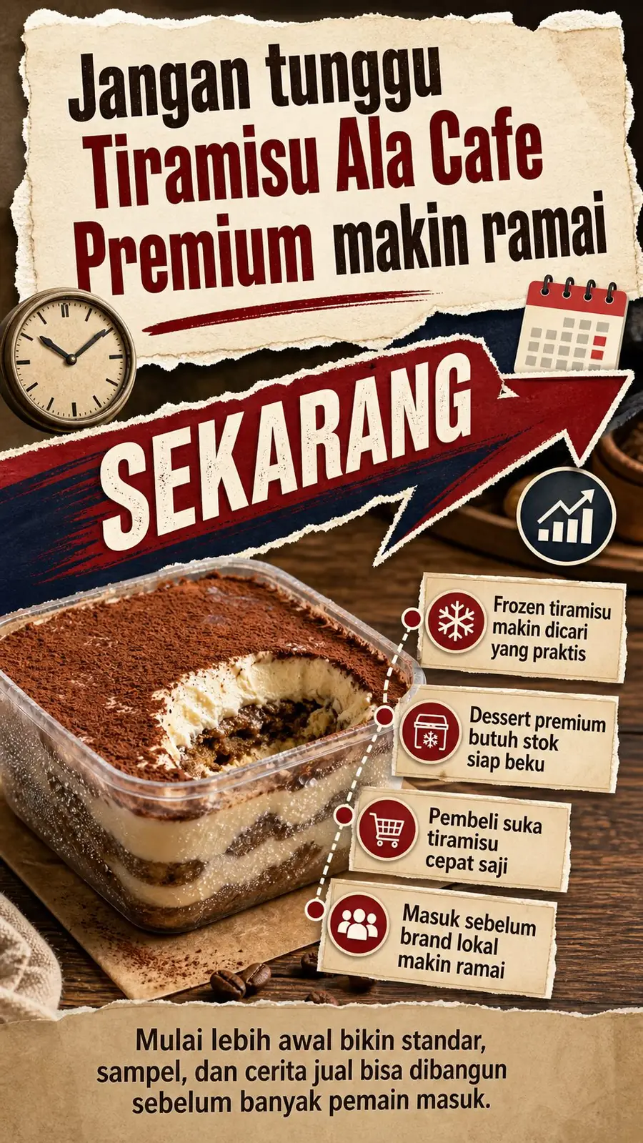 Frozen Tiramisu Tanpa Oven section 3