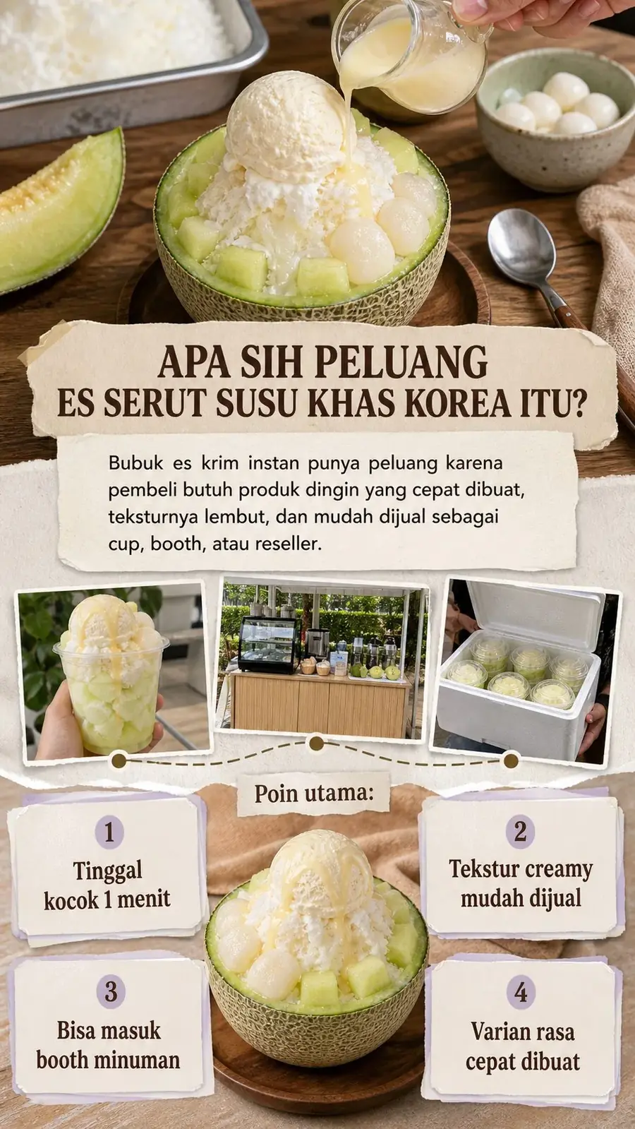 Golden Melon Bingsu section 2