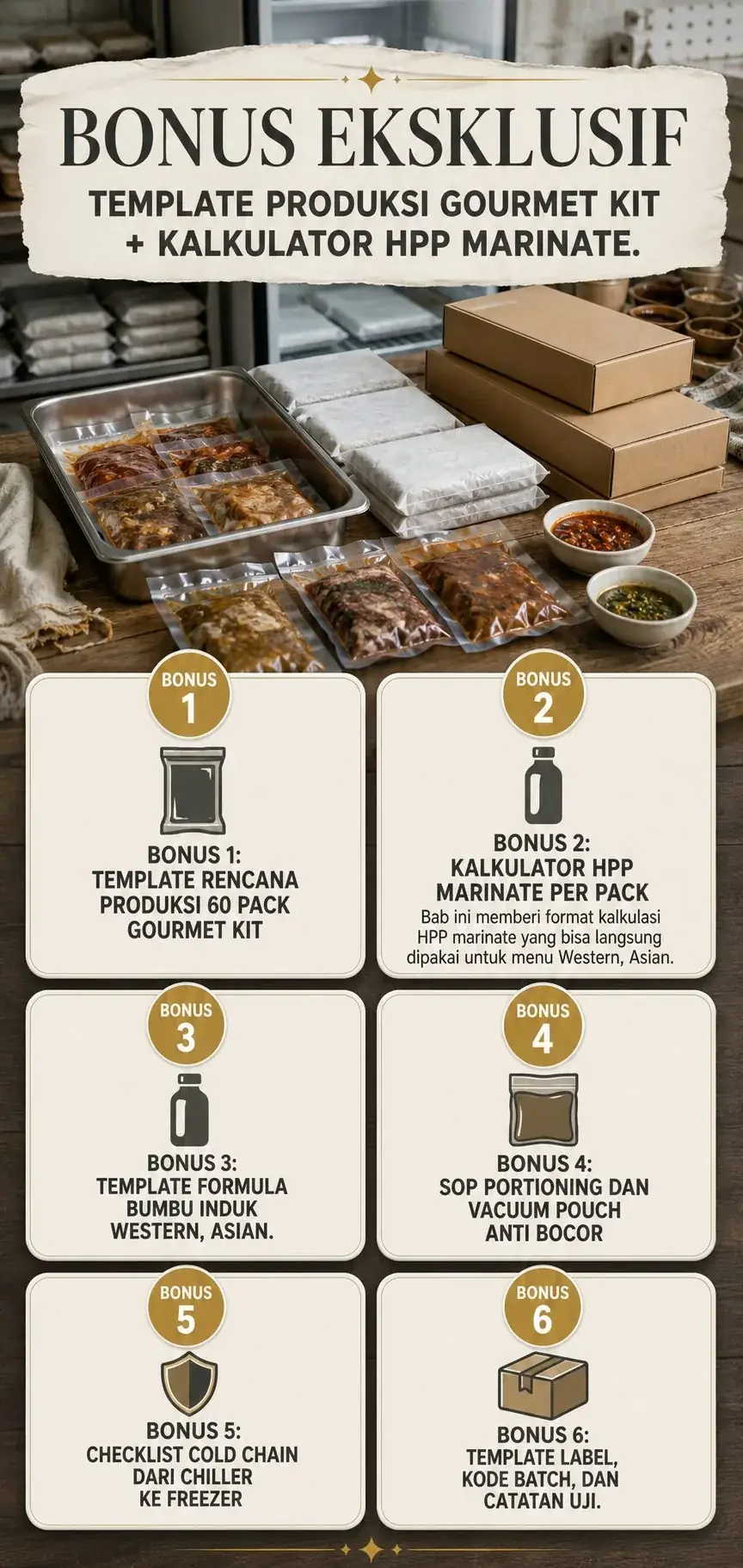 Gourmet Kit Masterclass section 6