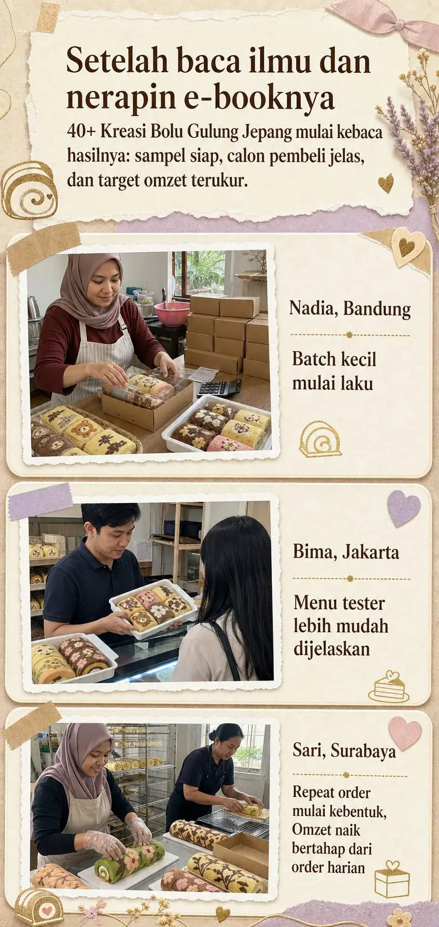 Kawaii Roll-Cake Masterclass section 7