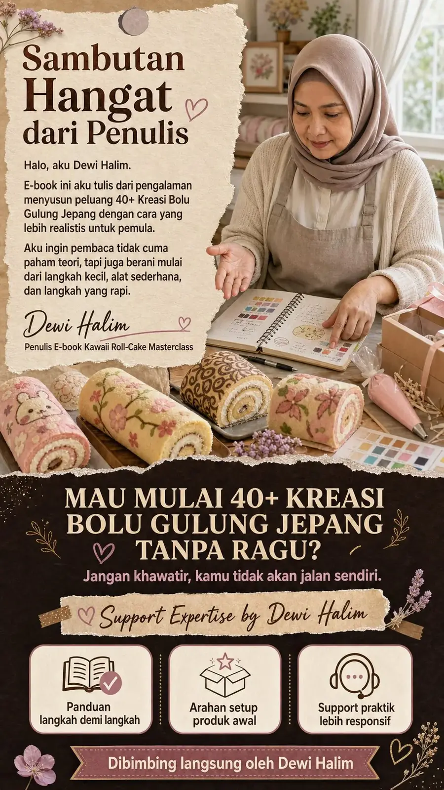 Kawaii Roll-Cake Masterclass section 9