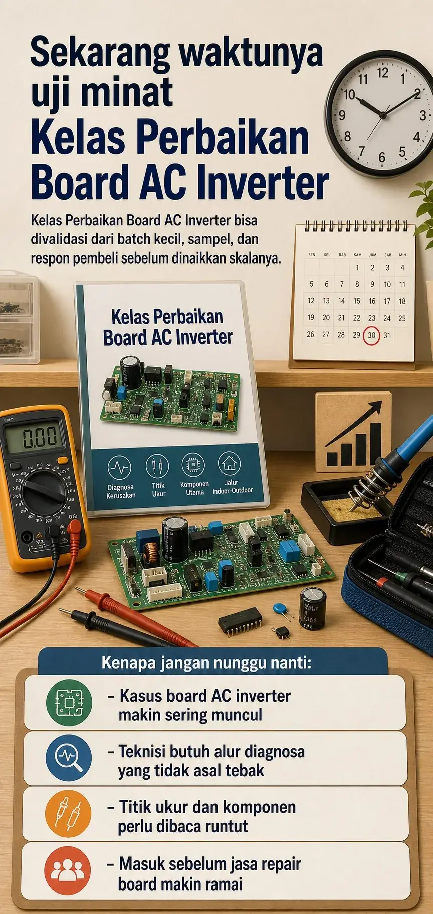 Kelas Perbaikan Board AC Inverter section 3