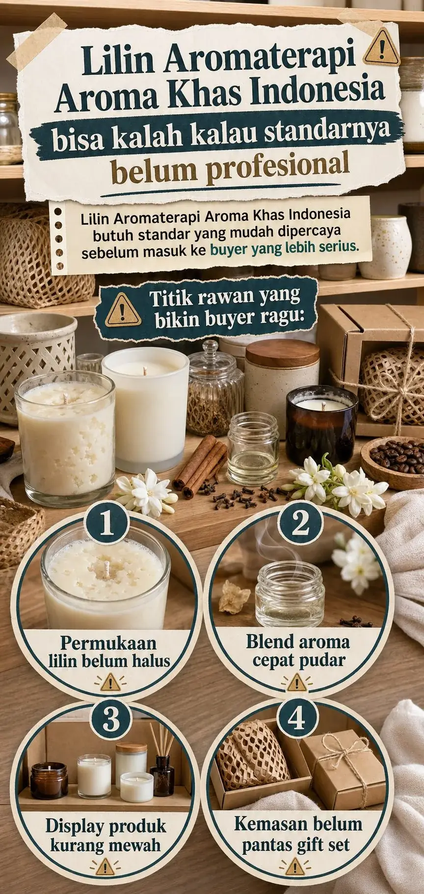 Nusantara Scented Candle section 4