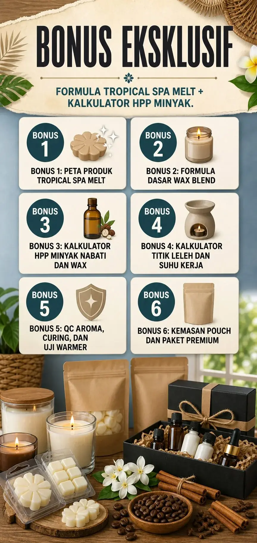 Nusantara Scented Candle section 6