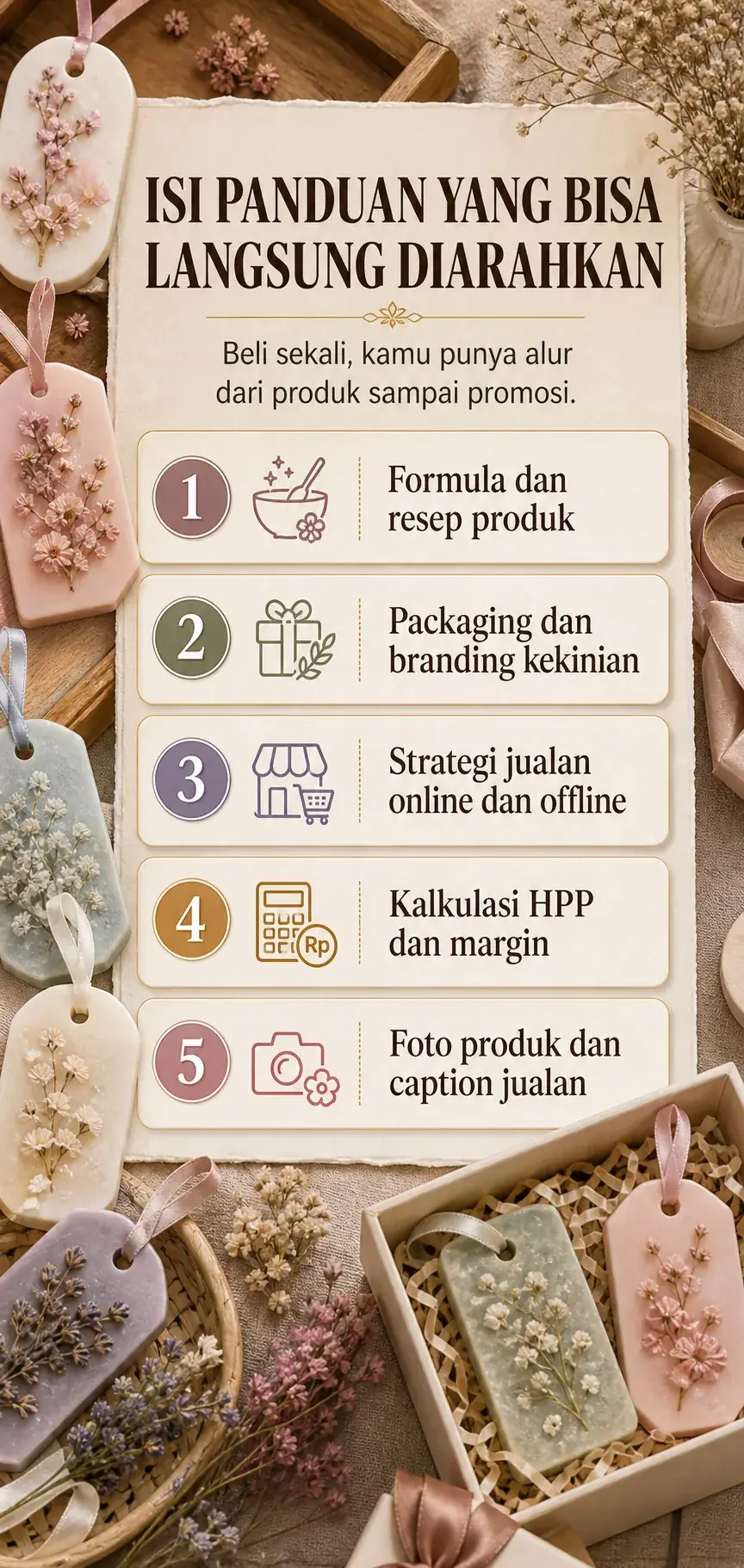 Panduan Paket Usaha Pengharum Lemari Resin section 5