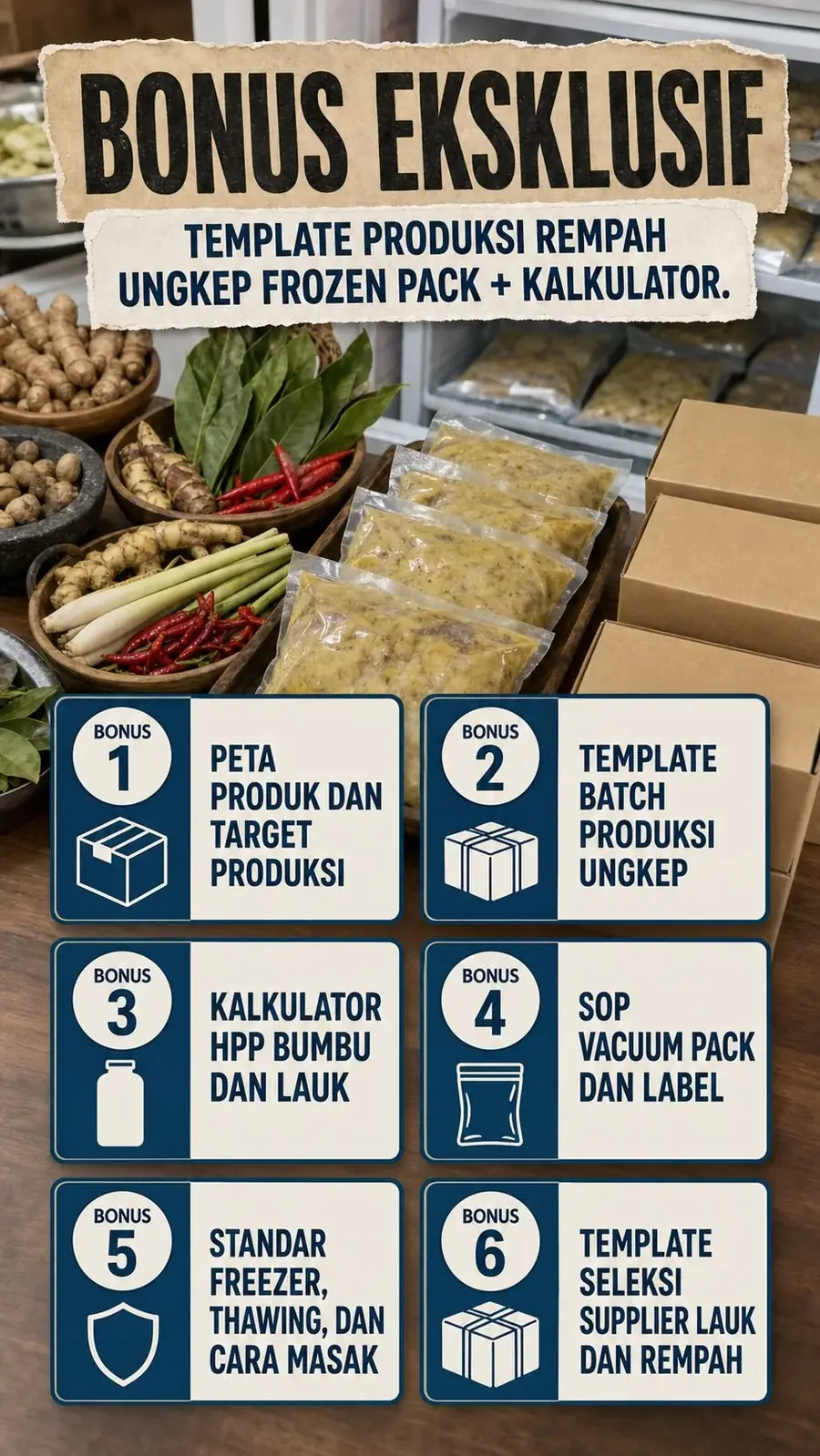 Rempah Ungkep Frozen Pack section 6