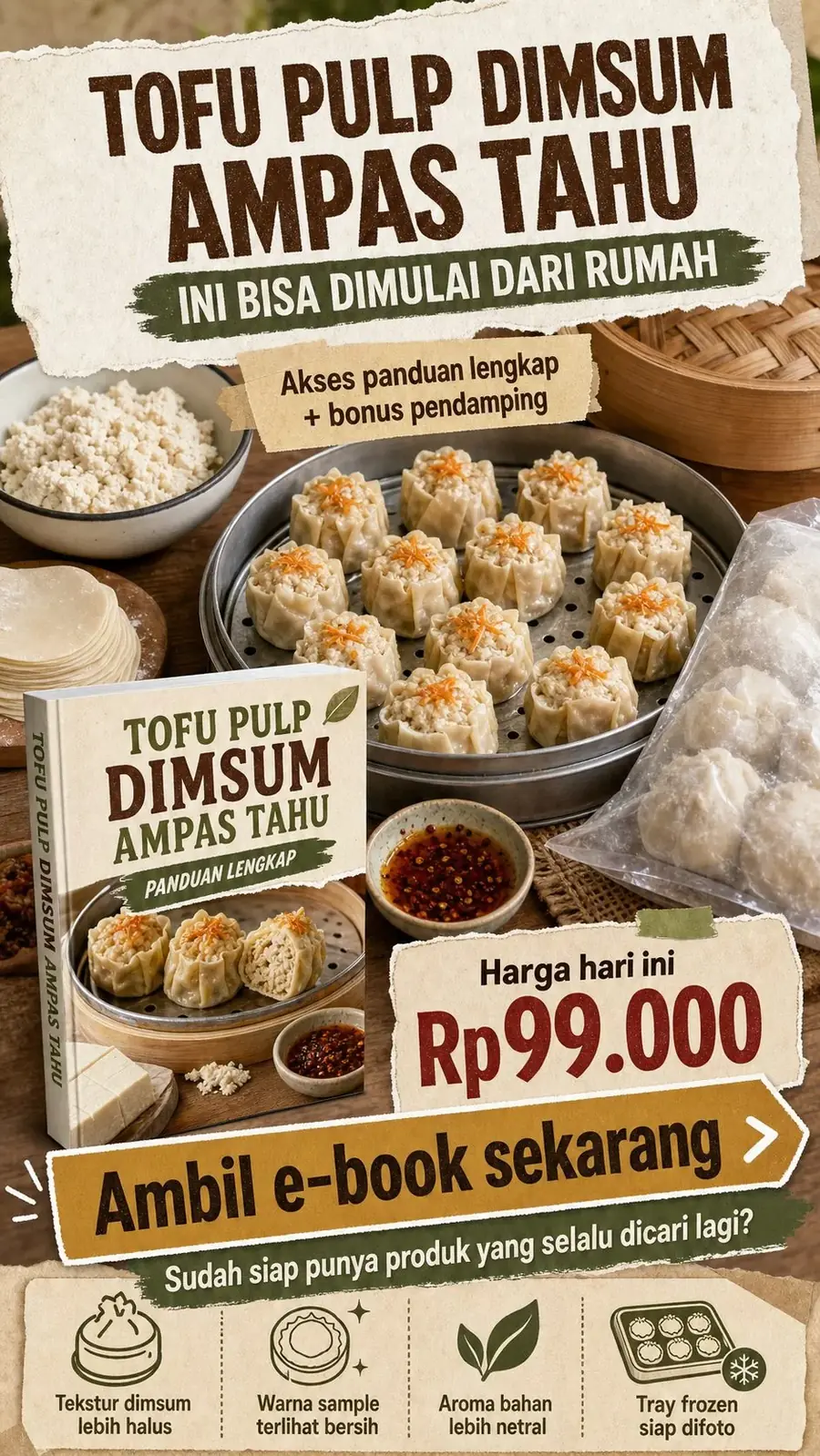 Tofu Pulp Dimsum section 8