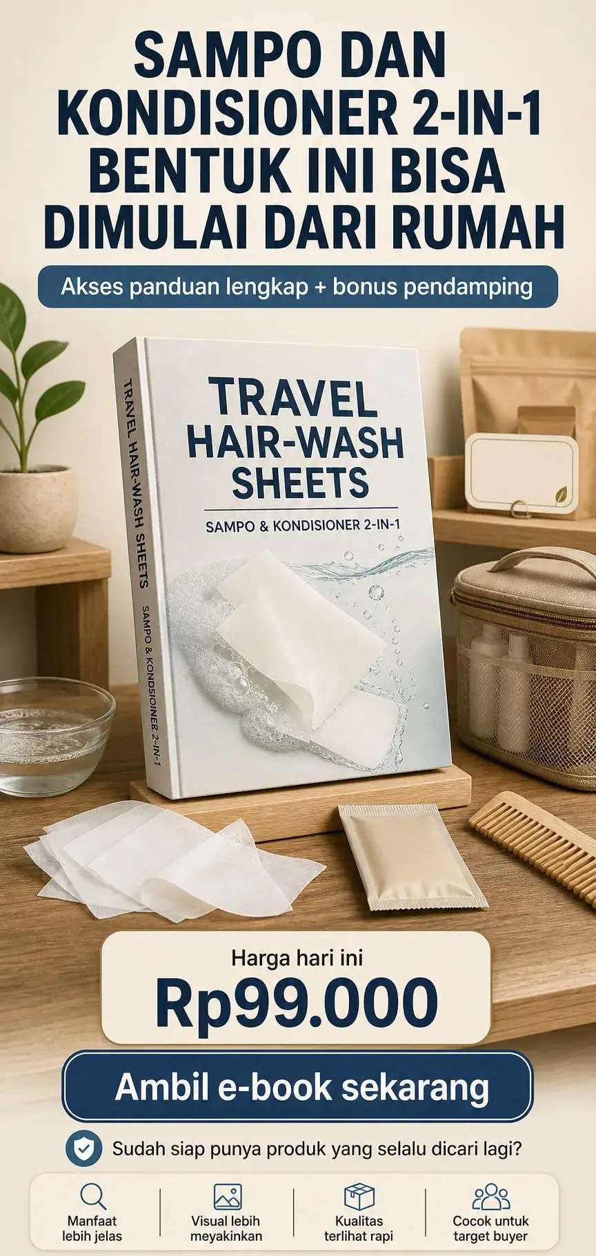 Travel Hair-Wash Sheets section 8