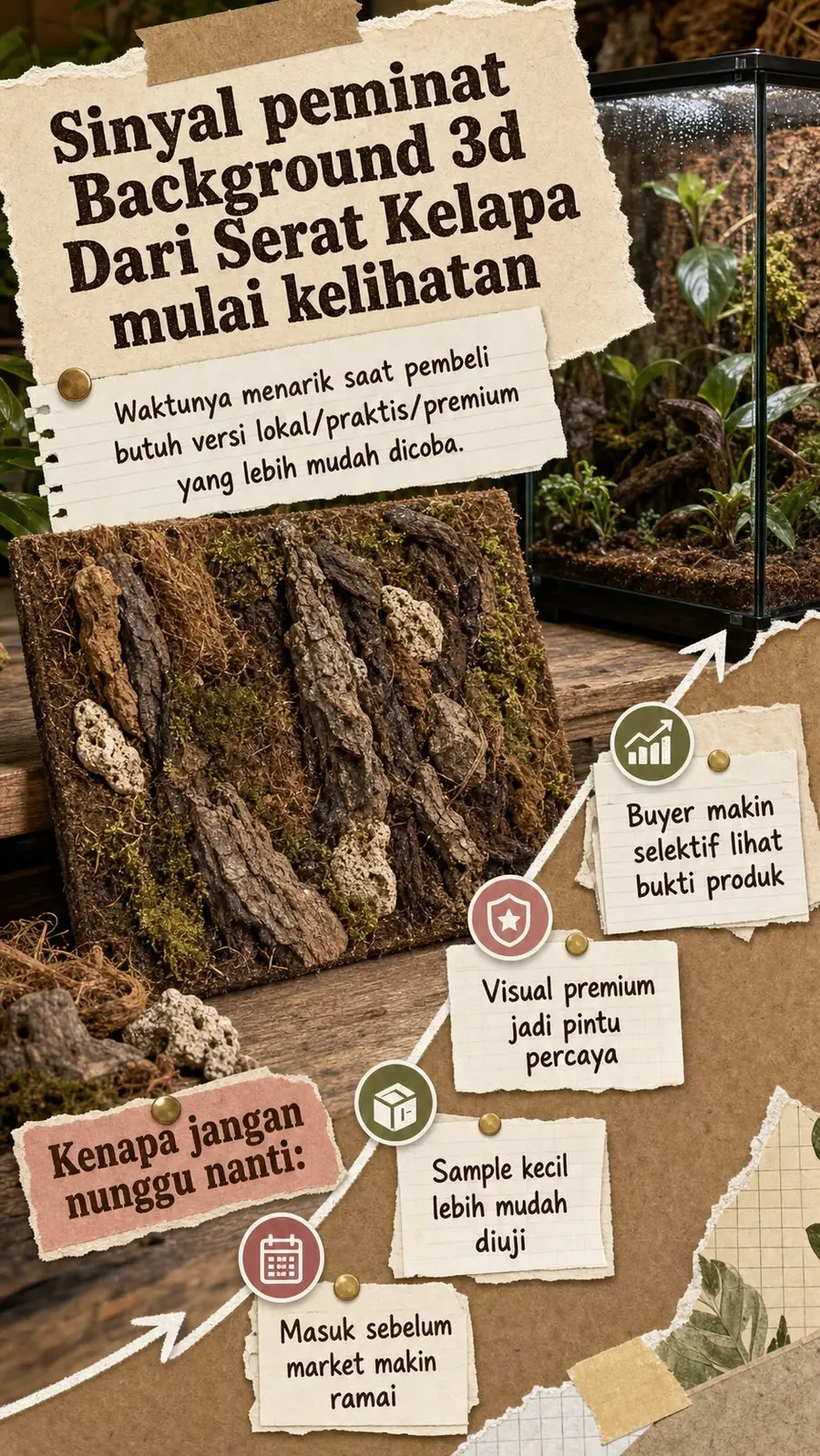 Vivarium Jungle Background section 3